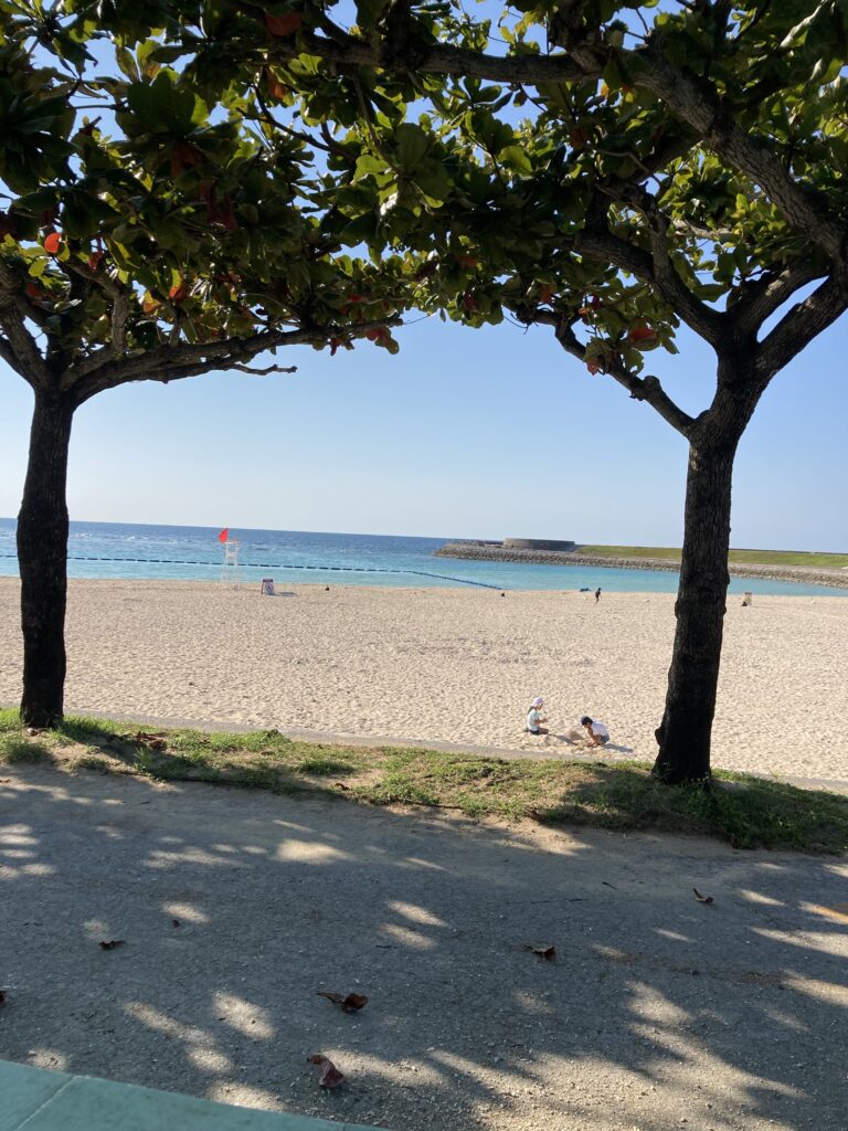 沖縄の海。シングルマザー時代。